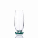 champagne glass malachite green