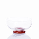 glass bowl red jasper