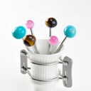 stirring spoon tiger's eye brown