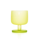 Autumn Osmanthus glass set: 4 frosted glasses from ivory to golden amber, with an osmanthus motif