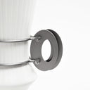 layered handle vase off white