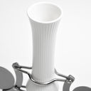 circle handle vase off White