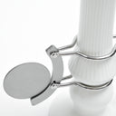 circle handle vase off White