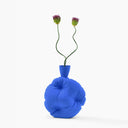 cookie vase royal blue