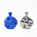 cookie vase royal blue