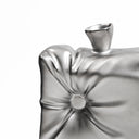 brick vase silver