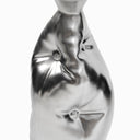 pillow vase silver
