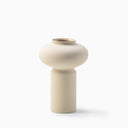 donut vase ivory