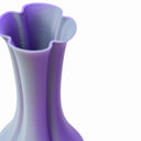 3D printed vase VB003 L iris grey