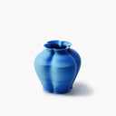 3D printed vase VB002 S cerulean blue