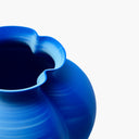 3D printed vase VB002 L cerulean blue