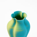 3D printed vase VB001 S cyan & mango