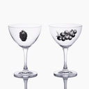 trompe-l'œil grape wine glass