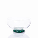 glass bowl malachite green