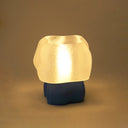 Studio.LUNA 3D printed lamp cover L001 with an ocean-blue base and translucent cloud-shaped shade
