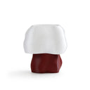 Studio.LUNA 3D printed lamp cover L001 with a deep red base and translucent cloud-shaped shade