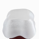Studio.LUNA 3D printed lamp cover L001 with a deep red base and translucent cloud-shaped shade