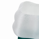 Studio.LUNA 3D printed lamp cover L001 with a forest-green base and translucent cloud-shaped shade