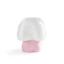 Studio.LUNA 3D printed lamp cover L001 with a soft pink base and translucent cloud-shaped shade