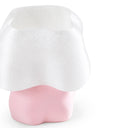 Studio.LUNA 3D printed lamp cover L001 with a soft pink base and translucent cloud-shaped shade