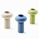 donut vase pastel blue