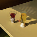 conch champagne glass