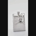 brick vase silver